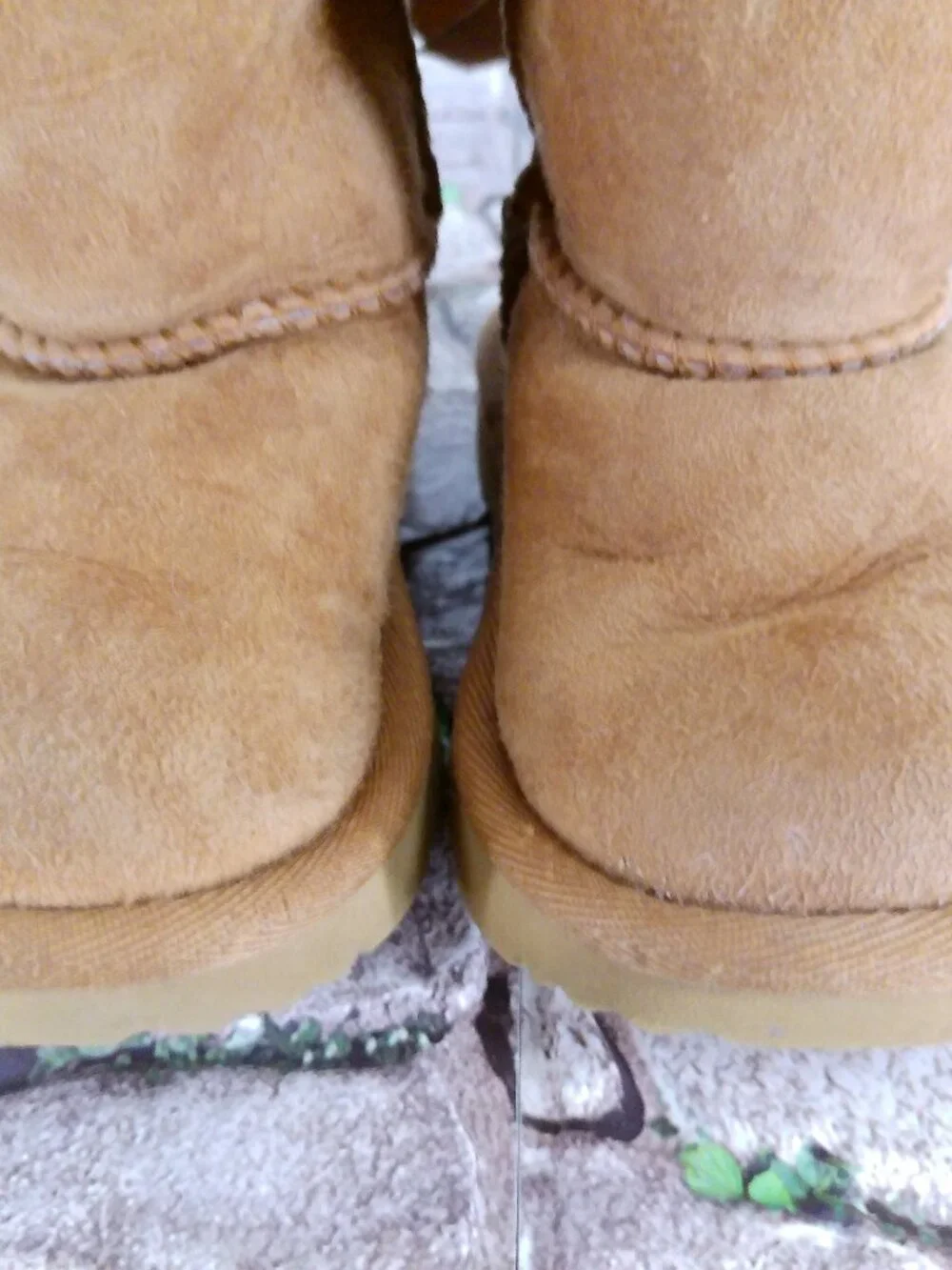 UGG Bailey Bow II Toddler Boots Size 6T Chestnut Suede Girls Winter 1017394T